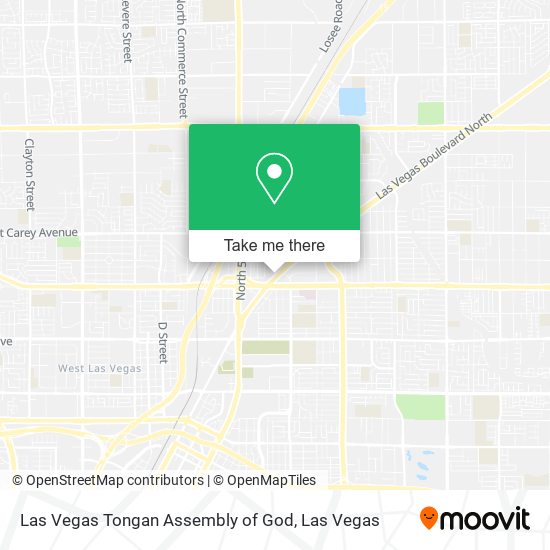 Las Vegas Tongan Assembly of God map