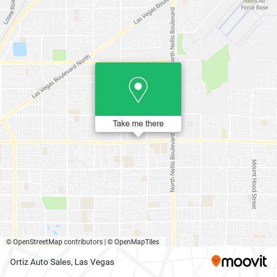 Ortiz Auto Sales map