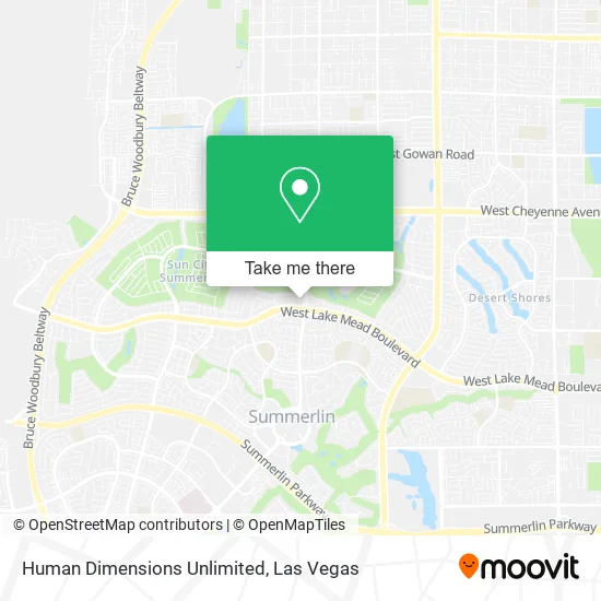 Mapa de Human Dimensions Unlimited