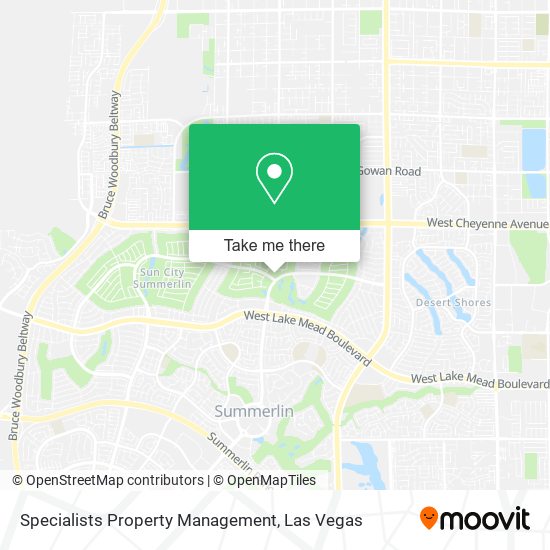 Specialists Property Management map