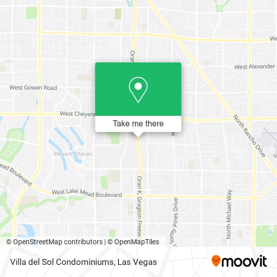 Mapa de Villa del Sol Condominiums