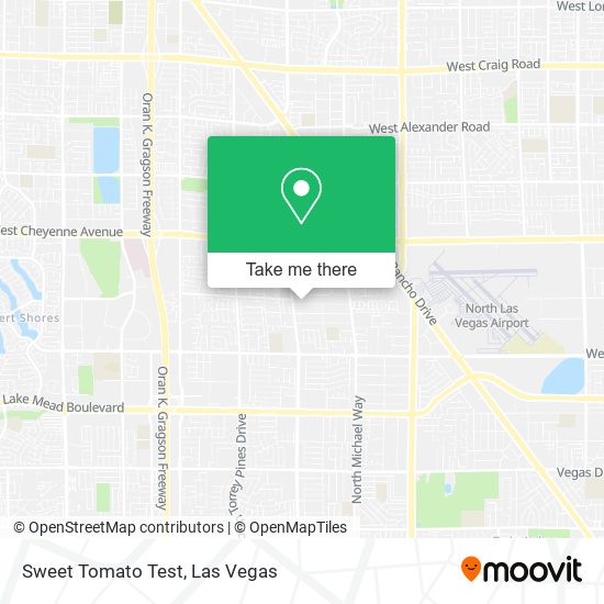 Sweet Tomato Test map