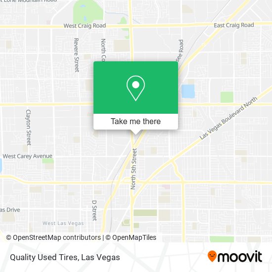 Quality Used Tires map
