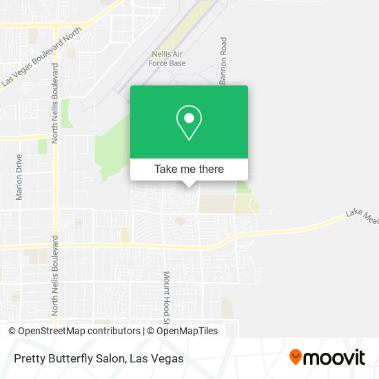 Mapa de Pretty Butterfly Salon