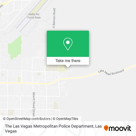 Mapa de The Las Vegas Metropolitan Police Department