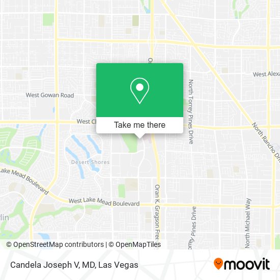 Candela Joseph V, MD map