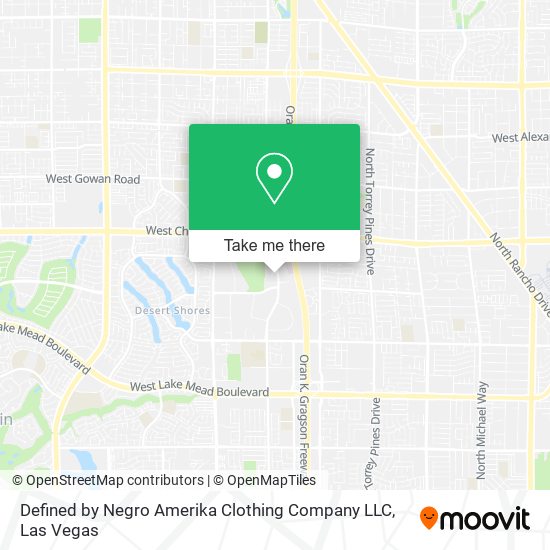 Defined by Negro Amerika Clothing Company LLC map
