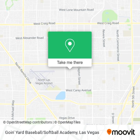 Mapa de Goin' Yard Baseball / Softball Academy