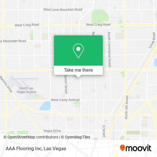 Mapa de AAA Flooring Inc