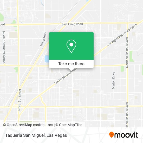 Mapa de Taqueria San Miguel