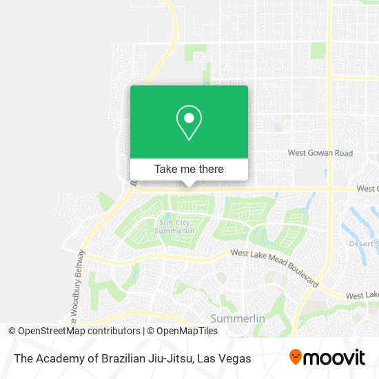 The Academy of Brazilian Jiu-Jitsu map