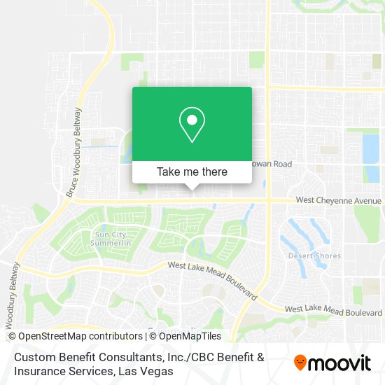 Custom Benefit Consultants, Inc. / CBC Benefit & Insurance Services map