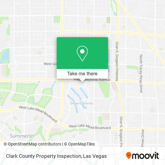 Clark County Property Inspection map