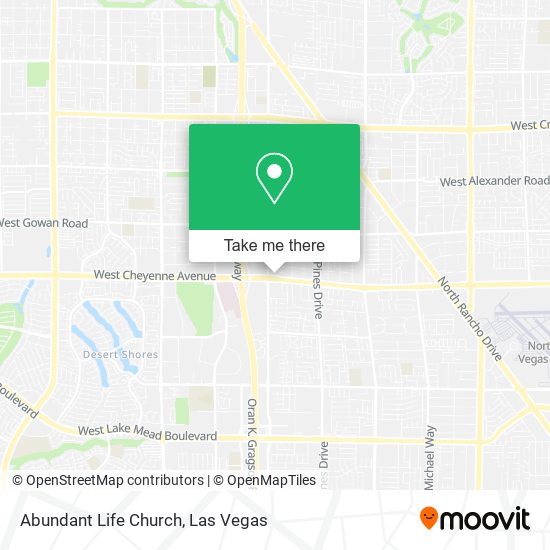 Abundant Life Church map