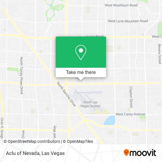 Aclu of Nevada map