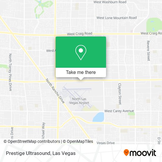 Prestige Ultrasound map