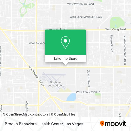 Mapa de Brooks Behavioral Health Center