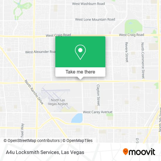 Mapa de A4u Locksmith Services