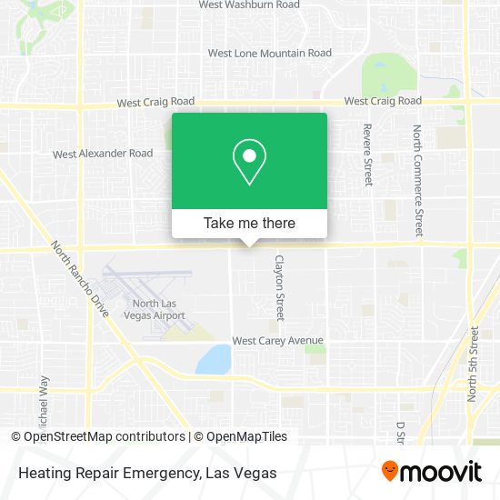 Heating Repair Emergency map