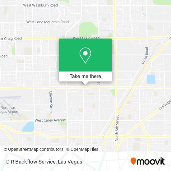 Mapa de D R Backflow Service