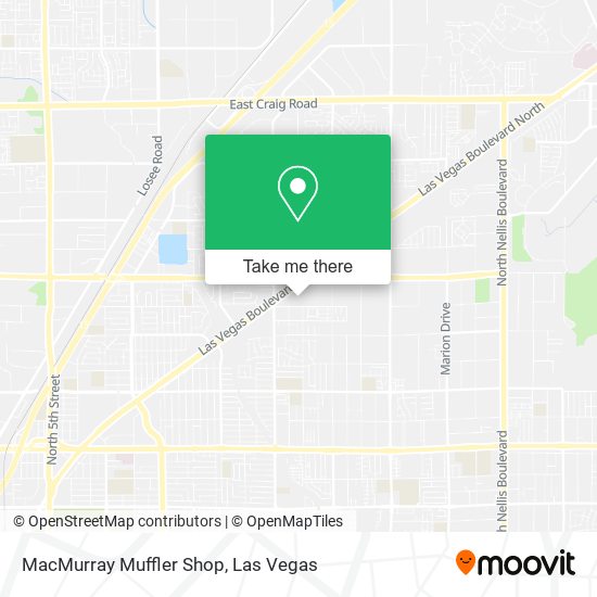 MacMurray Muffler Shop map