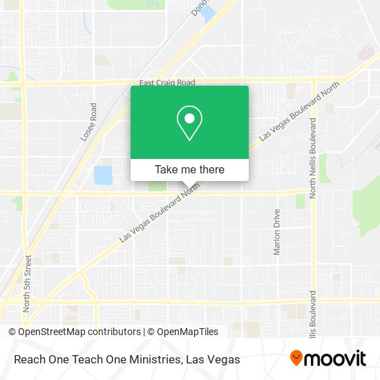 Reach One Teach One Ministries map