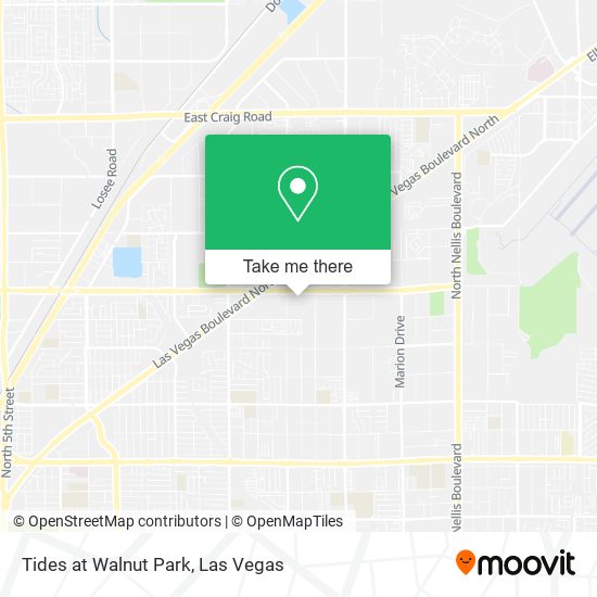Tides at Walnut Park map