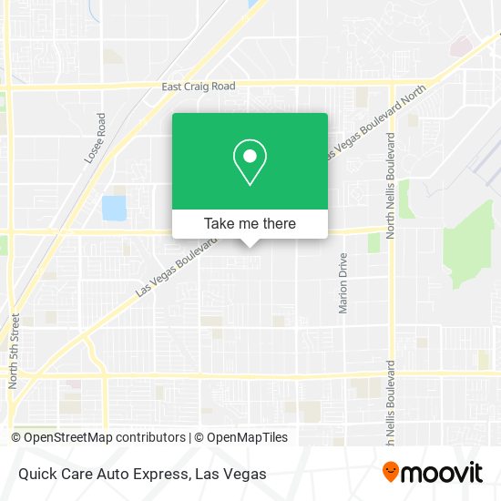 Mapa de Quick Care Auto Express
