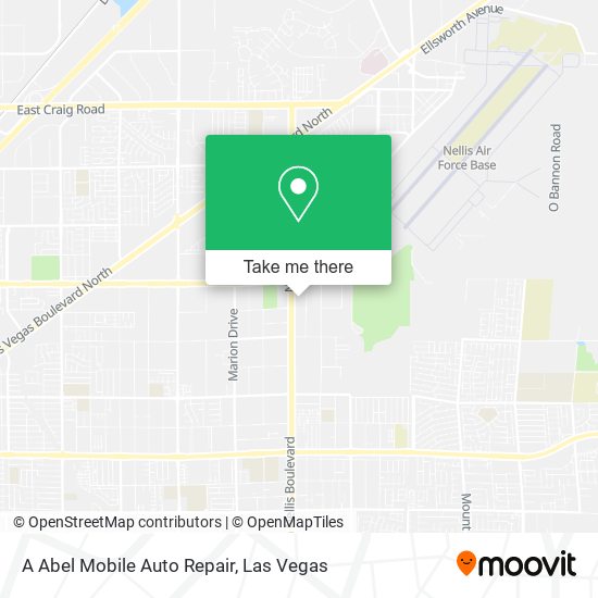 Mapa de A Abel Mobile Auto Repair