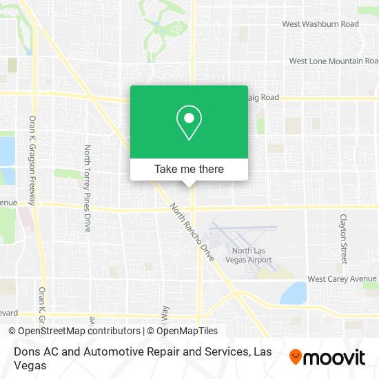 Dons AC and Automotive Repair and Services map