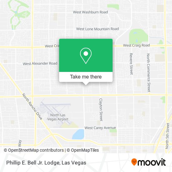 Phillip E. Bell Jr. Lodge map