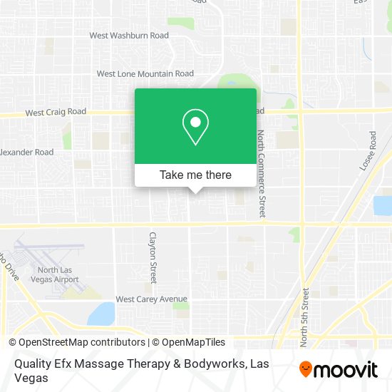 Mapa de Quality Efx Massage Therapy & Bodyworks