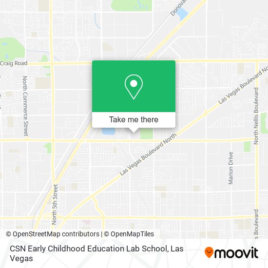 Mapa de CSN Early Childhood Education Lab School