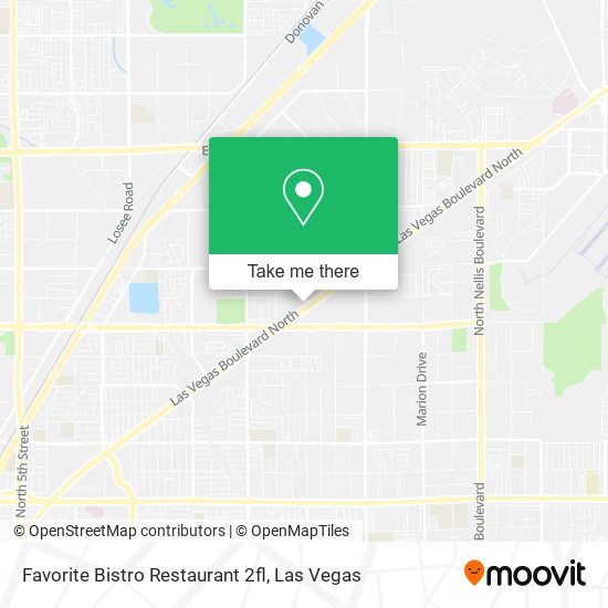 Favorite Bistro Restaurant 2fl map