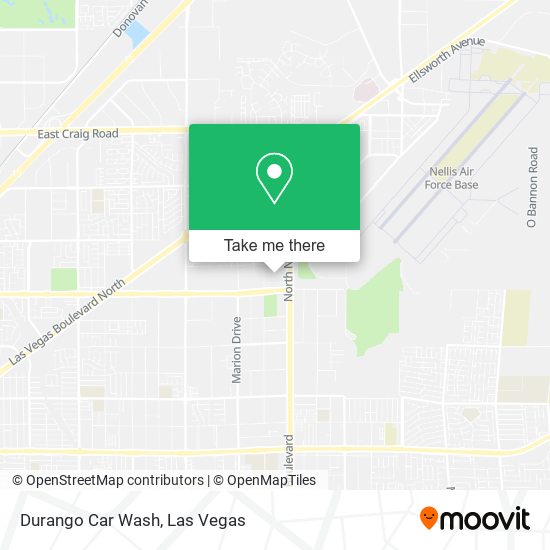 Mapa de Durango Car Wash