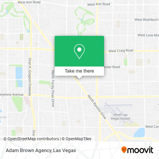 Adam Brown Agency map