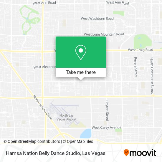 Mapa de Hamsa Nation Belly Dance Studio