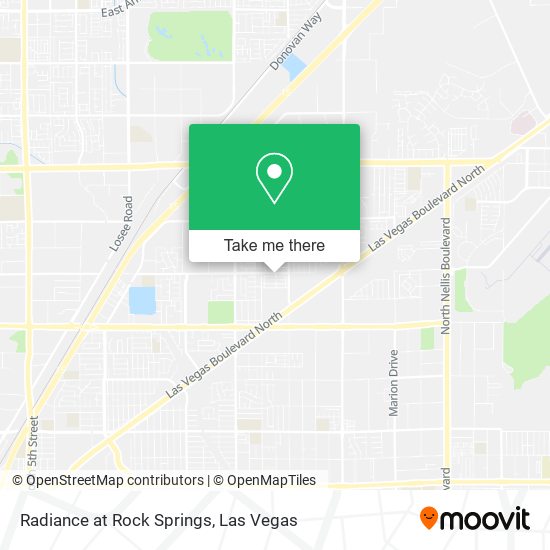Radiance at Rock Springs map