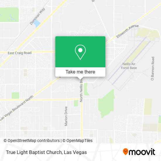 True Light Baptist Church map