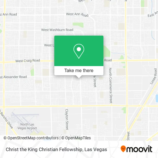 Christ the King Christian Fellowship map