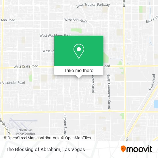 The Blessing of Abraham map