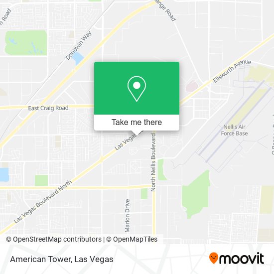 Mapa de American Tower