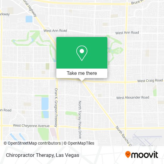 Chiropractor Therapy map