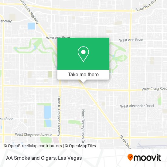 AA Smoke and Cigars map