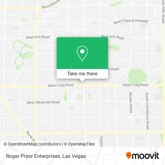 Mapa de Roger Pryor Enterprises