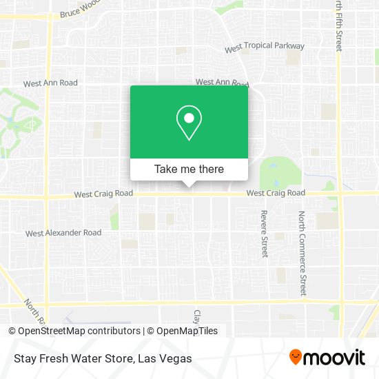 Stay Fresh Water Store map