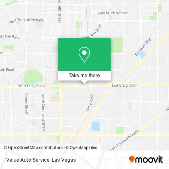 Value Auto Service map