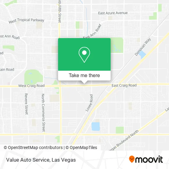 Mapa de Value Auto Service
