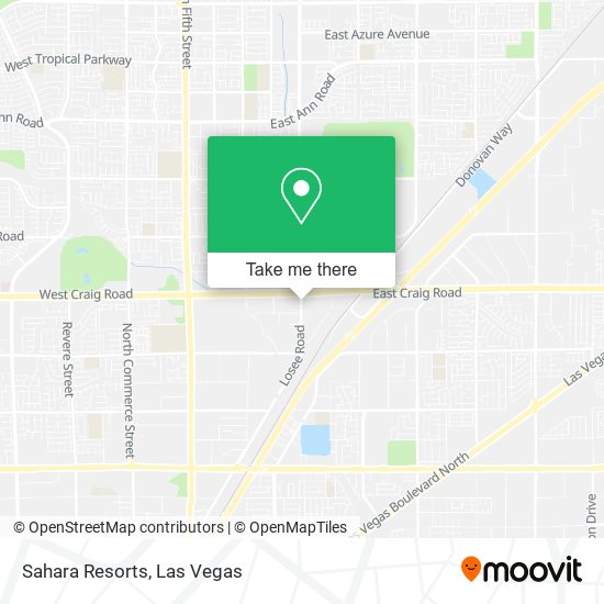 Mapa de Sahara Resorts