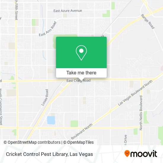 Mapa de Cricket Control Pest Library